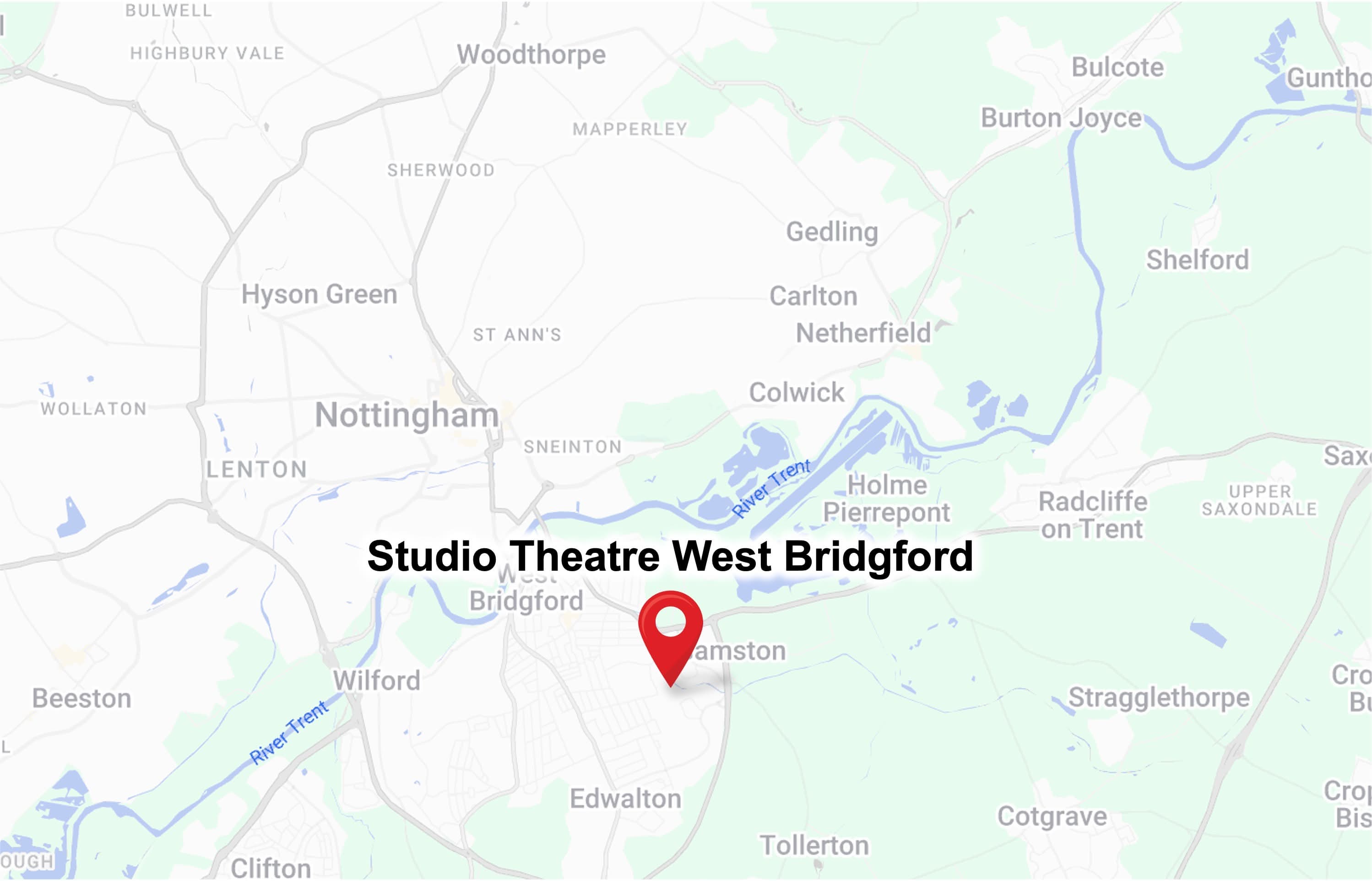 map showing west bridgford class location